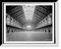 Interior of armory, U.S. Naval Academy, Anapolis sic, Md, Historic Print
