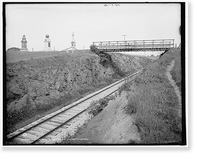 Antique Railway Print - Railroads & Depots - Old tape-worm railroad