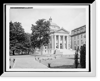 Historic Framed Print, Earl Hall, Columbia University, N.Y.,  17-7/8" x 21-7/8"