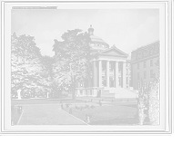Historic Framed Print, Earl Hall, Columbia University, N.Y.,  17-7/8" x 21-7/8"