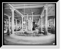 Historic Framed Print, The Fountain, Seigel [i.e. Siegel] Cooper Co. Store, New York,  17-7/8" x 21-7/8"