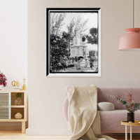 Historic Framed Print, [Monument to Cuban students, Colon Cemetery, Havana, Cuba],  17-7/8" x 21-7/8"