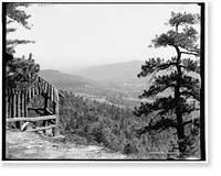Sky Top from Pine Cliff, Lake Minnewaska, N.Y, Historic Reproduction