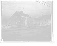 Historic Framed Print, Birthplace of John Quincy Adams, Quincy, Mass.,  17-7/8" x 21-7/8"