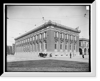 Historic Framed Print, Horticultural Hall, Boston, Mass.,  17-7/8" x 21-7/8"