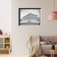 Historic Framed Print, Horticultural Hall, Boston, Mass.,  17-7/8" x 21-7/8"