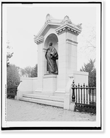Wm. Ellery Channing statue, Boston, Mass. Classic, Vintage Print