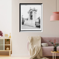 Wm. Ellery Channing statue, Boston, Mass. Classic, Vintage Print