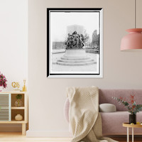 Historic Framed Print, John Boyle O'Reilly memorial, Boston, Mass.,  17-7/8" x 21-7/8"