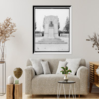 Historic Framed Print, John Boyle O'Reilly memorial (north face), Boston, Mass.,  17-7/8" x 21-7/8"