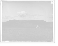 Historic Framed Print, Shelving Rock from Green Island, Lake George,  17-7/8" x 21-7/8"