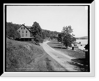 Historic Framed Print, View at Hague, Lake George,  17-7/8" x 21-7/8"