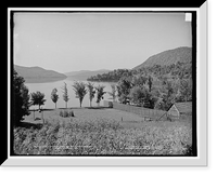 Historic Framed Print, Lake and Rogers' Rock from the north, Lake George, N.Y., The,  17-7/8" x 21-7/8"