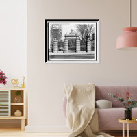 Historic Framed Print, Class of '90 or Samuel Dexter Gate, Harvard University, Mass.,  17-7/8" x 21-7/8"