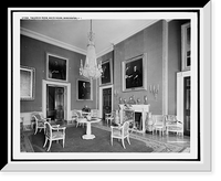 Historic Framed Print, The Green Room, White House, Washington, D.C.,  17-7/8" x 21-7/8"