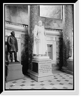 James i.e. Jacques Marquette statue, Statuary Hall, the Capitol at Washington, Vintage Wall Art