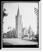 Historic Framed Print, Presbyterian church, Jacksonville, Fla.,  17-7/8" x 21-7/8"