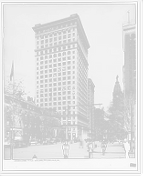 Historic Framed Print, Land Title Building, Philadelphia, Pa.,  17-7/8" x 21-7/8"