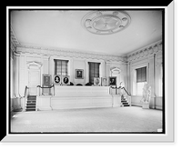 Historic Framed Print, Supreme Court Room, Independence Hall, Philadelphia, Pa. - 2,  17-7/8" x 21-7/8"