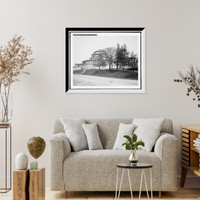 Historic Framed Print, Library and Hall of Fame, New York University,  17-7/8" x 21-7/8"