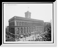 Historic Framed Print, Produce Exchange, New York, N.Y.,  17-7/8" x 21-7/8"