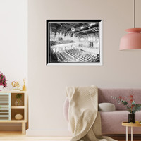 Historic Framed Print, Gaston Hall, Georgetown University,  17-7/8" x 21-7/8"