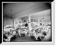 Historic Framed Print, Girls' luncheon, Natural Food Conservatory, Niagara, N.Y.,  17-7/8" x 21-7/8"