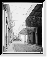 Historic Framed Print, Calle O'Reilly, Havana, Cuba,  17-7/8" x 21-7/8"