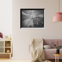 Historic Framed Print, Jai Alai Hall, Havana, Cuba,  17-7/8" x 21-7/8"