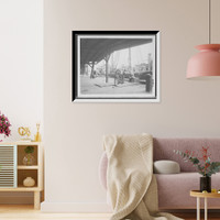 Loading a phosphate schooner, Savannah, Ga, Antique Wall Art