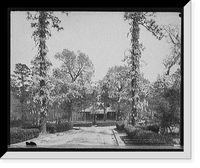 Historic Framed Print, A Cottage at Summerville, S.C.,  17-7/8" x 21-7/8"