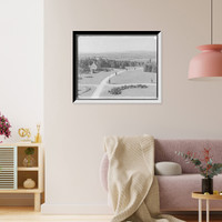 Hotel Champlain, view of the Adirondack Mts, Antique Poster