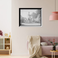 Historic Framed Print, Soldiers' Monument, Washington Park, Rochester, N.Y.,  17-7/8" x 21-7/8"