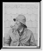 Historic Framed Print, A Cape Ann fisherman,  17-7/8" x 21-7/8"