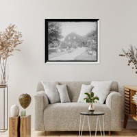 Historic Framed Print, Betsy Williams Cottage, Roger Williams Park, Providence, R.I.,  17-7/8" x 21-7/8"