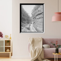 Down from Punch Bowl, Ausable Chasm, N.Y, Antique Wall Art