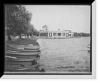 Pavillion i.e. pavilion and boat landing, Lake Harriet, Minn, Vintage Wall Art