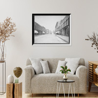 Historic Framed Print, Front Street, Marquette, Mich.,  17-7/8" x 21-7/8"