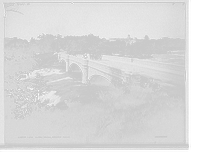 Historic Framed Print, Luna Island bridge, Niagara Falls,  17-7/8" x 21-7/8"