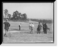 Historic Framed Print, No. 1 tee, golf course, Hampton Terrace, Augusta, Ga.,  17-7/8" x 21-7/8"