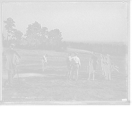 Historic Framed Print, No. 1 tee, golf course, Hampton Terrace, Augusta, Ga.,  17-7/8" x 21-7/8"