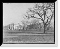 Historic Framed Print, Government building and Hotel Warwick, Newport News, Va.,  17-7/8" x 21-7/8"