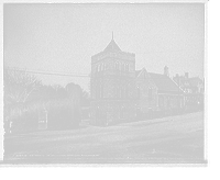 Historic Framed Print, Entrance to Hollywood Cemetery, Richmond, Va.,  17-7/8" x 21-7/8"