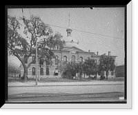 Historic Framed Print, Hillsborough County Court House, Tampa, Fla.,  17-7/8" x 21-7/8"