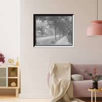 Historic Framed Print, New York Avenue, De Land, Fla.,  17-7/8" x 21-7/8" Historic Framed Print, New York Avenue, De Land, Fla.,  17-7/8" x 21-7/8"