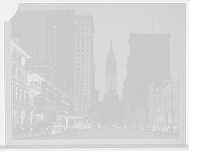 Historic Framed Print, [Broad Street, north from Locust Street, Philadelphia, Pa.],  17-7/8" x 21-7/8"