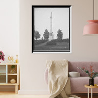 Historic Framed Print, Soldiers' monument, Pine Grove Park, Port Huron, Mich.,  17-7/8" x 21-7/8"