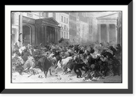 Historic Framed Print, New York Stock Exchange,  17-7/8" x 21-7/8"