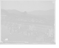 Historic Framed Print, Siege battery drill, ready for loading, [United States Military Academy], West Point, N.Y.,  17-7/8" x 21-7/8"