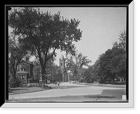 Historic Framed Print, Washington Avenue and Grand Circus Park, Detroit, Mich.,  17-7/8" x 21-7/8"